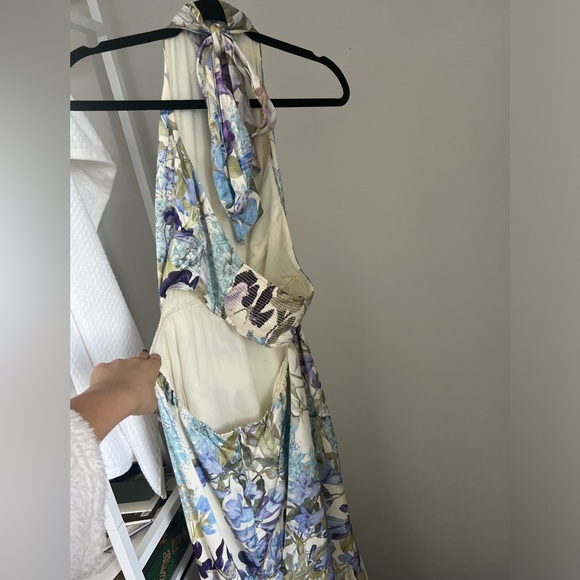 Maxi Halter-Neck Floral Dress (& Other Stories) - Picture 5 of 7